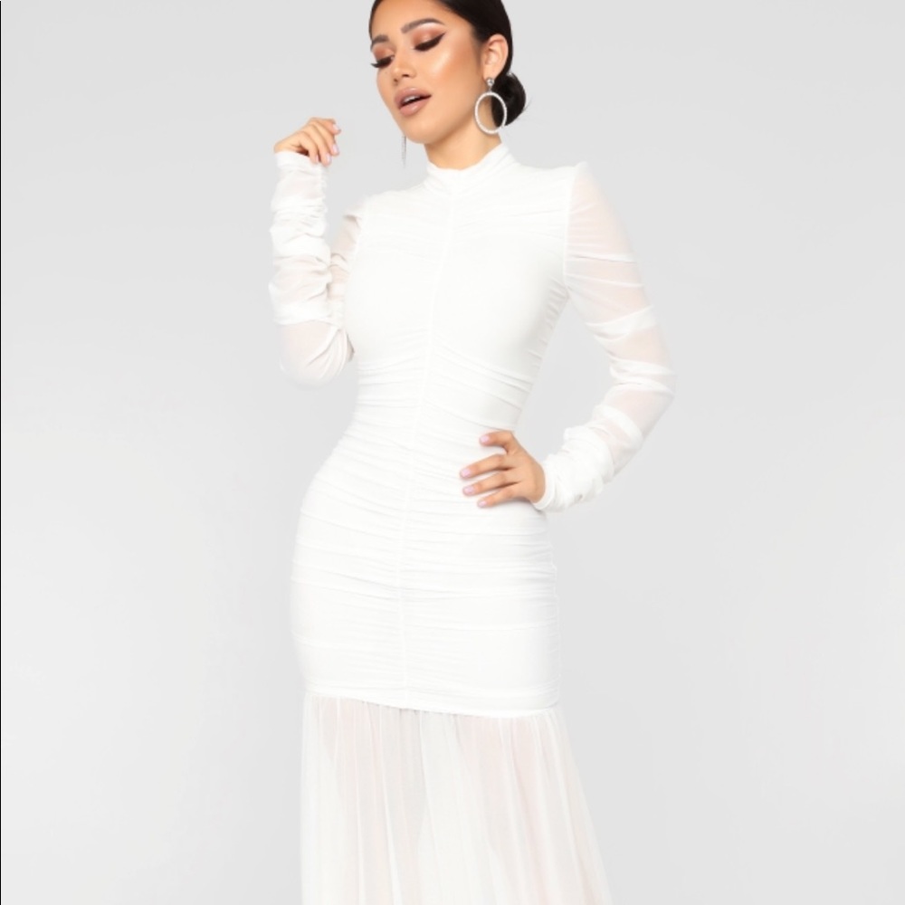 CARDI B Party Ruched Dress - Fashion Nova